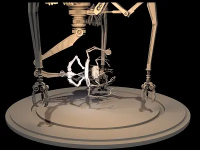 Fabrication Machine from the film 9  3D model