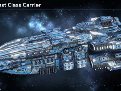 Spaceship Capital Ship Collection I 3D Model Pack