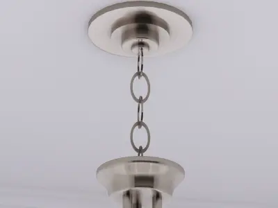 Progress Cherish 6-Light Chandelier P4618-09 Low-poly 3D model