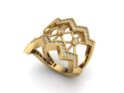 Jewelry ring 422 3D print model