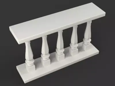 Balustrade Column 3D model