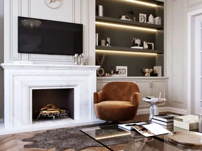 LIVING ROOM INTERIOR 3D model