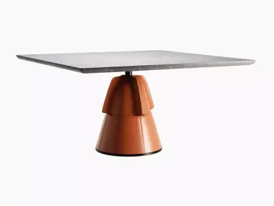 DS 615 Square Dining Table 3D model