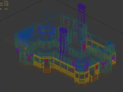 Heterogeneous - Building - Building B Building 08 3D model