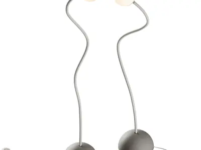 Karman Moony Floor Lamp 3D model