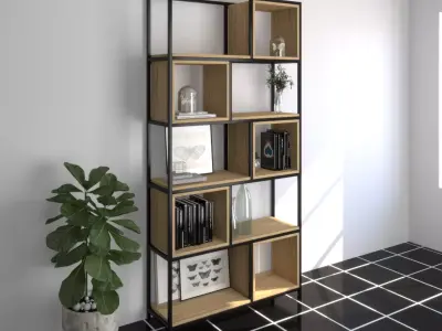 iron decor shelf 3D model