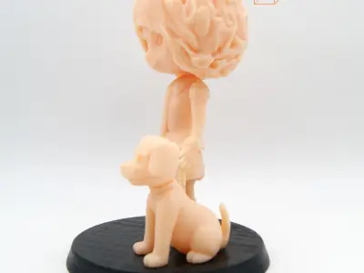 Chibi Cruella FanArt Free 3D print model