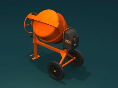 Concrete Mixer 3D model