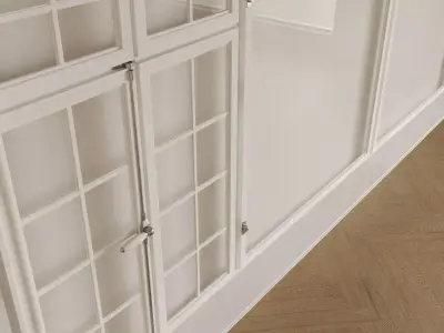 French - style windows 3D model