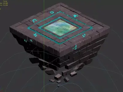 Titan Temple - Shitai 08 3D model