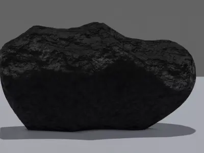 Stone rock Free low-poly 3D model