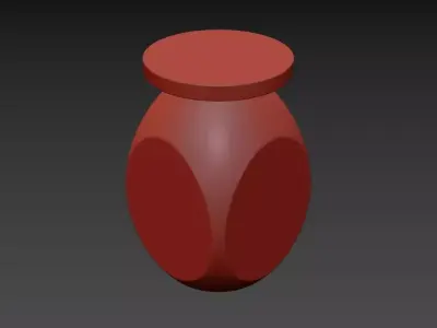 Crystal Flush Mount 3D model