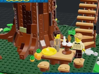Lego - House Tree 3D print model
