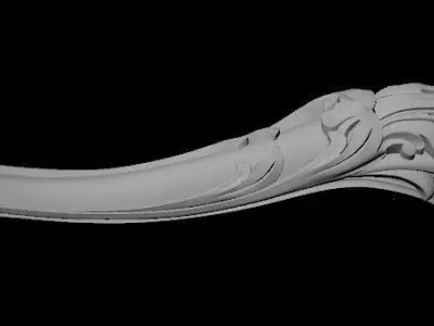 leg High quality 3d models for processing on a cnc machine  3D model 26