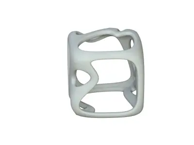 SciFi Cube Object No 16368 Low Poly Shape Texture