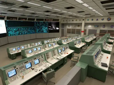  Apollo Mission Operations and Control Room 