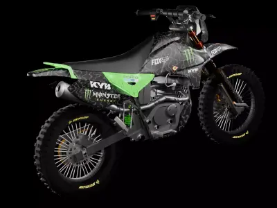 Enduro MotorBike Dirtbike Race Edition 3D model