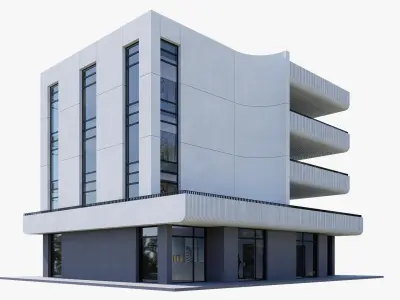 apartment Low-poly 3D model