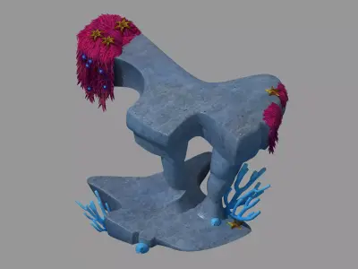 Mermaid - Seating 02 3D model