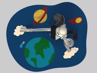 Playground for children 3D model