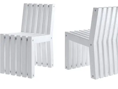 Cadeira de exteriores By SIT 3D model