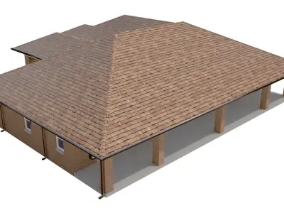 House-016 Low Poly 3D model