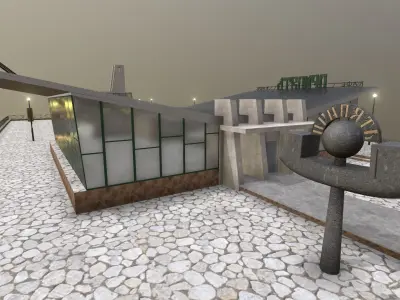 Cafe Pripyat restaurant before 1986 3D model