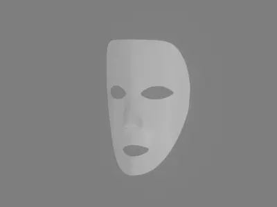 Mask Face 3D model