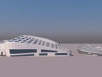 0103 - Organic Building 3D model