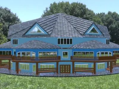 Multi-Family Cottage 3D model