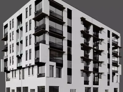 RESIDENTIAL BUILDING NO85 A 3D model