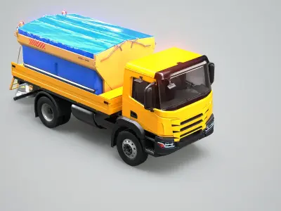  Winter Service Truck with Salt Spreader 