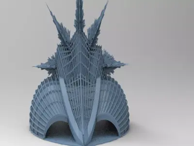 Scf fi Queens crown hall 1 3D model
