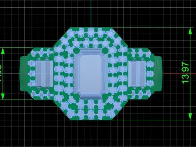 Jewelry ring 370 3D print model