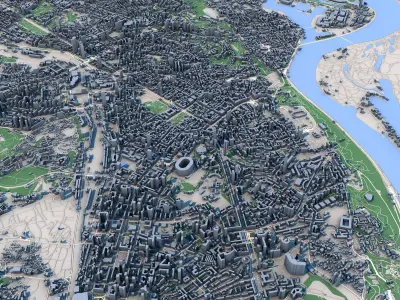 Kyiv City Ukraine 3D model