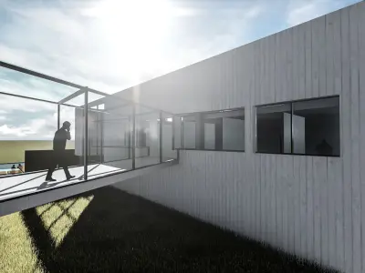 library Project on revit 3D model