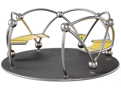 Inclusive roundabout Atomic by Inter-play 3D model