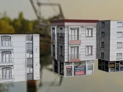 Based on photo Build Pack Low-poly 3D model