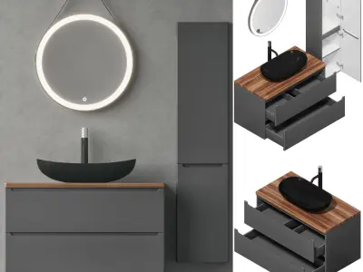 Jorno Wood 100 and Pencil Case 3D model