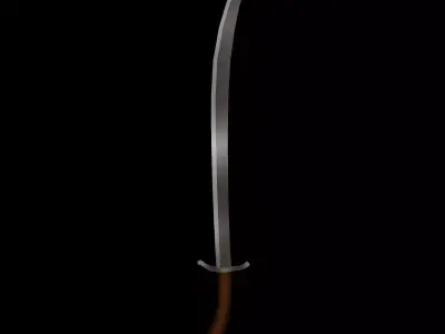 DnD Monk Weapons Pack 6 Low-poly 3D model