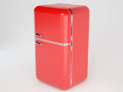 Refrigerator vintage 3D model