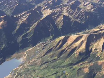  Large Scale Terrains - Mountains 