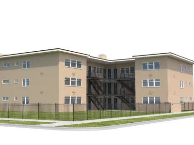 Apartment-001 3D model