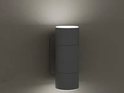 Exterior lamp Low-poly 3D model