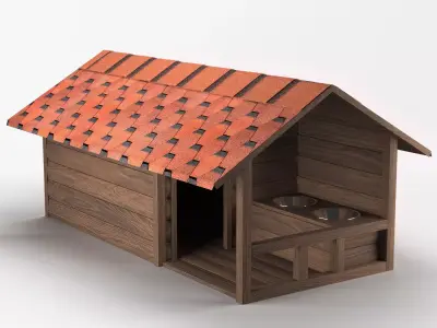 Dog house 3D model
