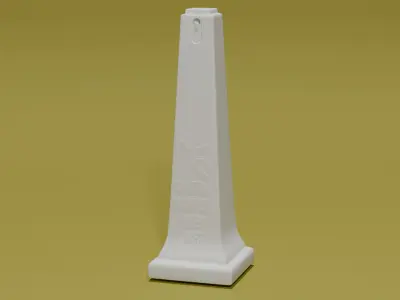 Wet Floor Sign 3D print model