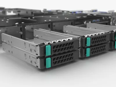  Server Chassis 1U with Board 