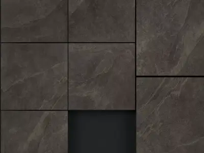 Zeus Ceramica Ardesia Black 3D model