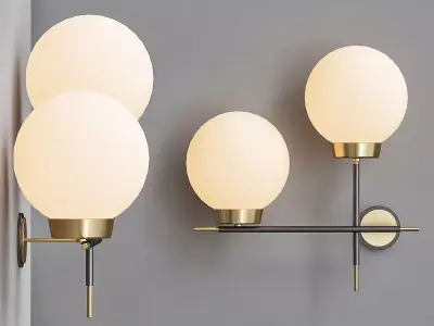 Wall lights 5 3D model