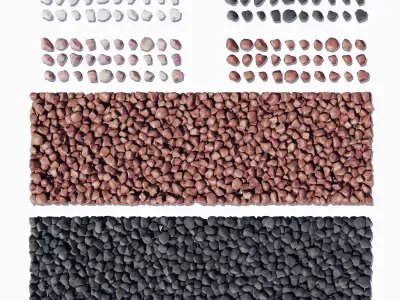 Gravel splinter smooth n2 3D model